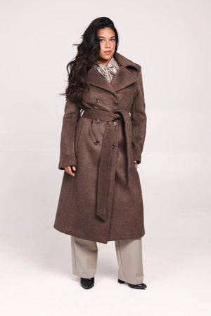 Demi Coat - Chocolate