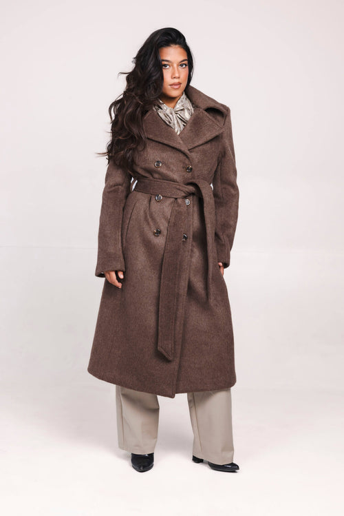 Demi Coat - Chocolate