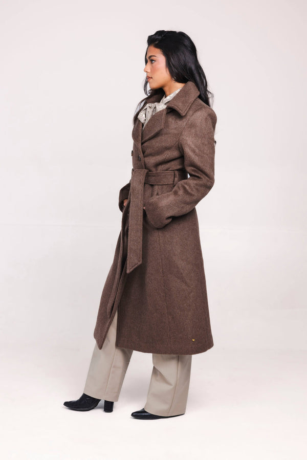 Demi Coat - Chocolate
