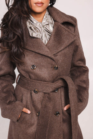Demi Coat - Chocolate