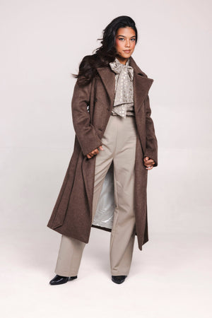 Demi Coat - Chocolate