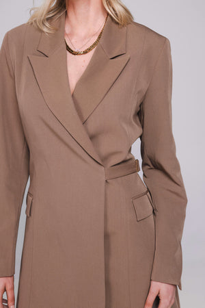 Alixia Dress | Mocha