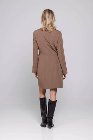 Alixia Dress | Mocha