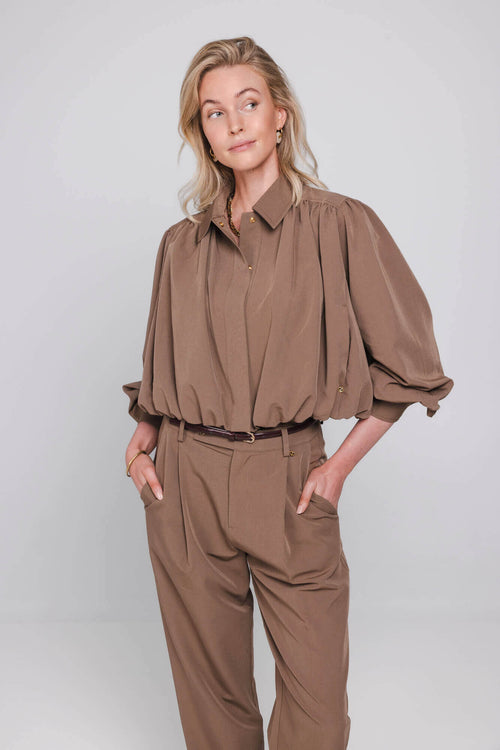 Elira Blouse | Mocha