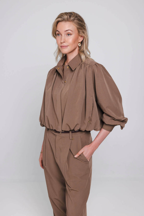 Elira Blouse | Mocha