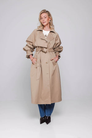 Anela Coat | Sand