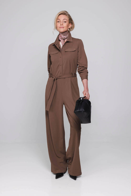 Cira Jumpsuit | Mocha