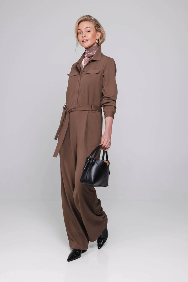 Cira Jumpsuit | Mocha