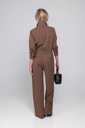 Cira Jumpsuit | Mocha