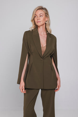 Samira Blazer | Moss Green