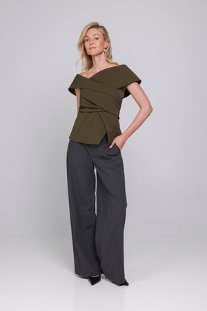 Tessa Top | Moss Green