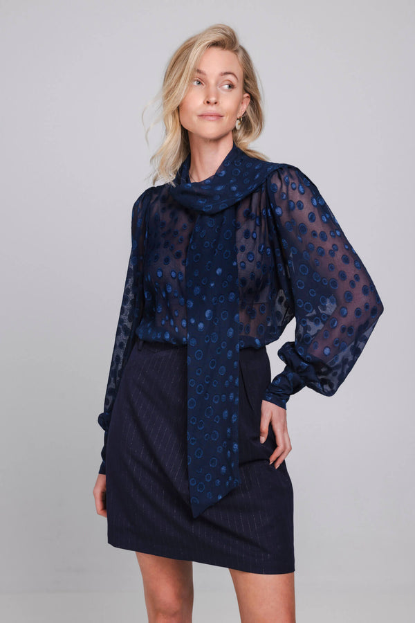 Lien Top | Midnight Blue