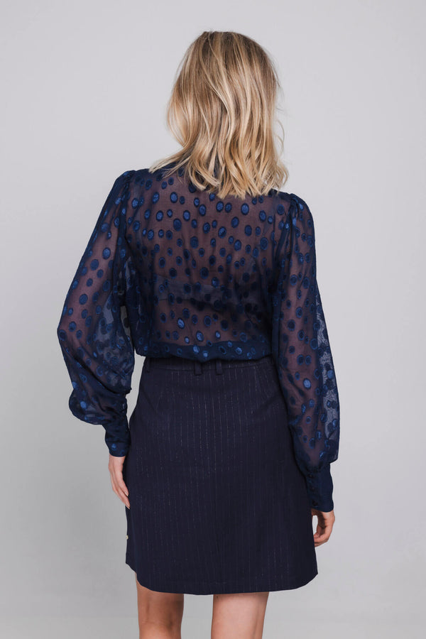 Lien Top | Midnight Blue