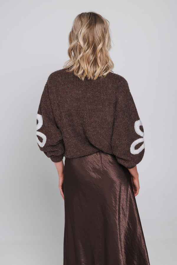 Liona Knit | Deep Cocoa