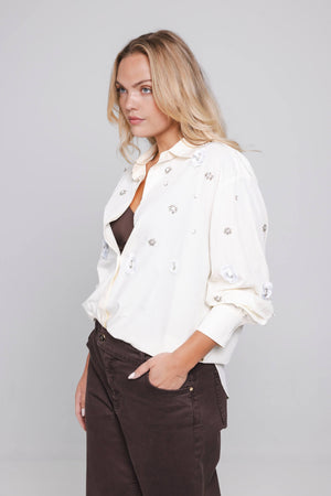 Rosela Blouse | Winter White