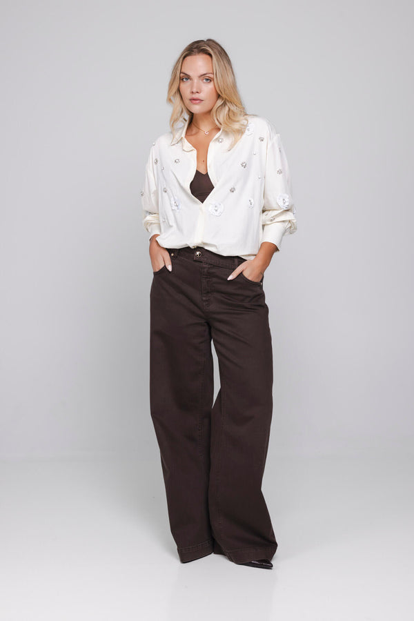Rosela Blouse | Winter White