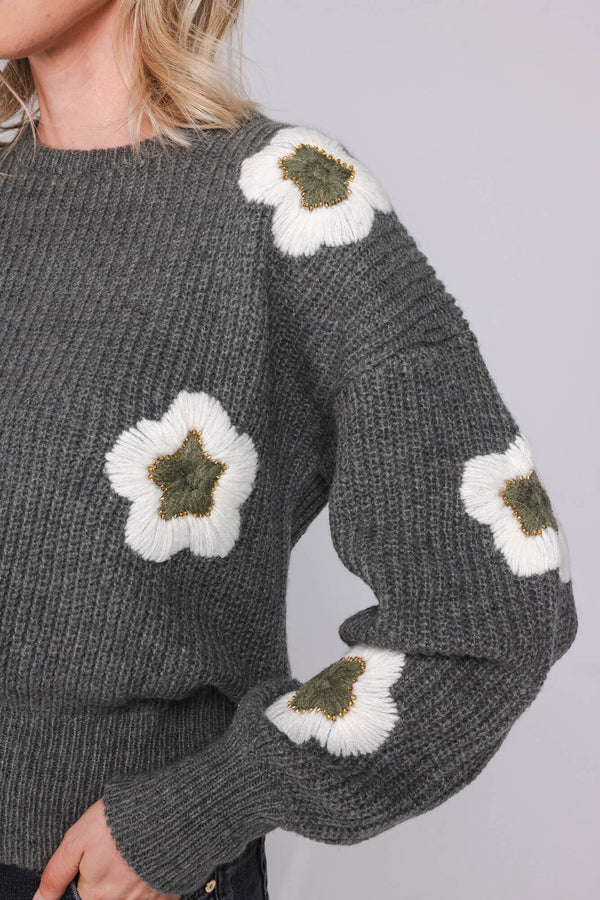 Rose Knit | Moss Green