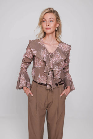 Edine Top | Mocha Rose