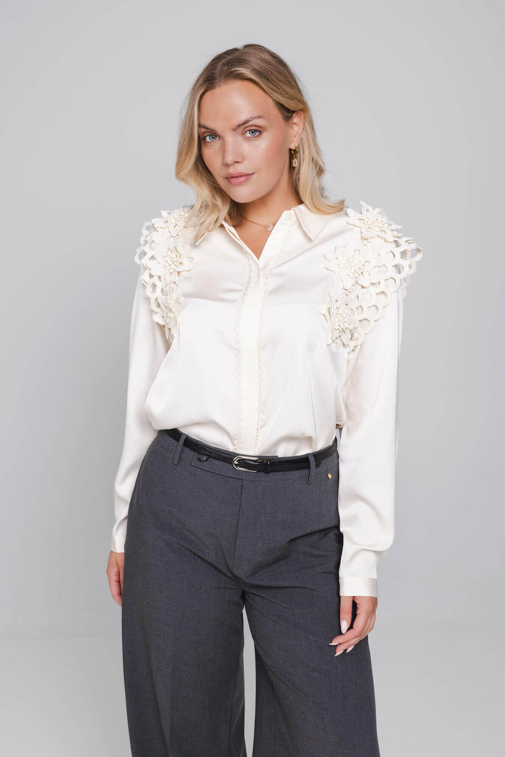 Elisse Blouse | Winter White