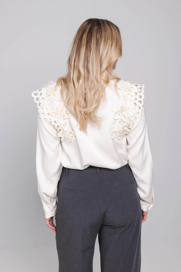 Elisse Blouse | Winter White