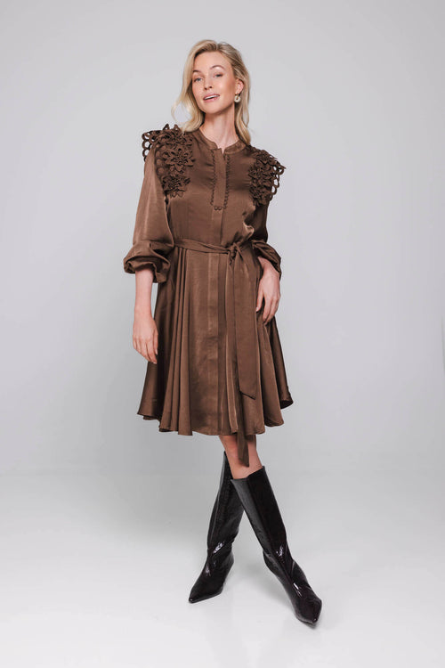 Elvira Dress | Mocha