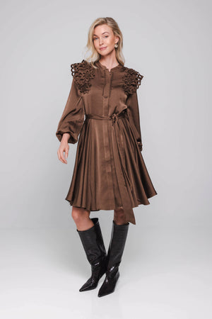 Elvira Dress | Mocha