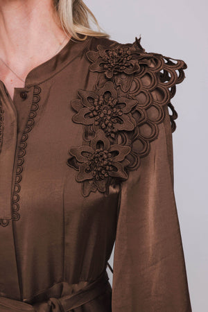 Elvira Dress | Mocha