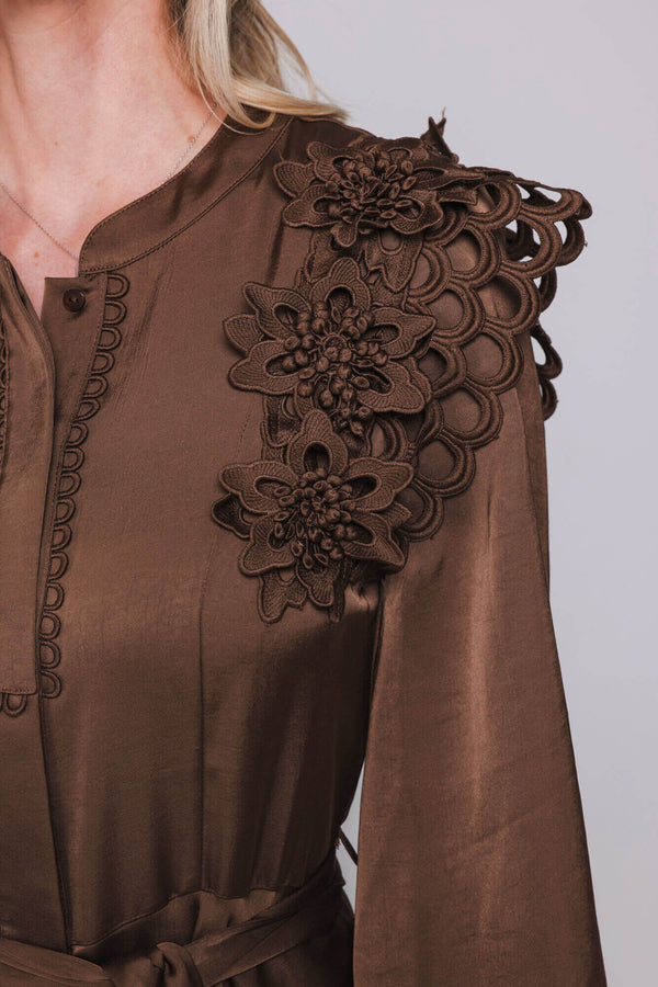 Elvira Dress | Mocha