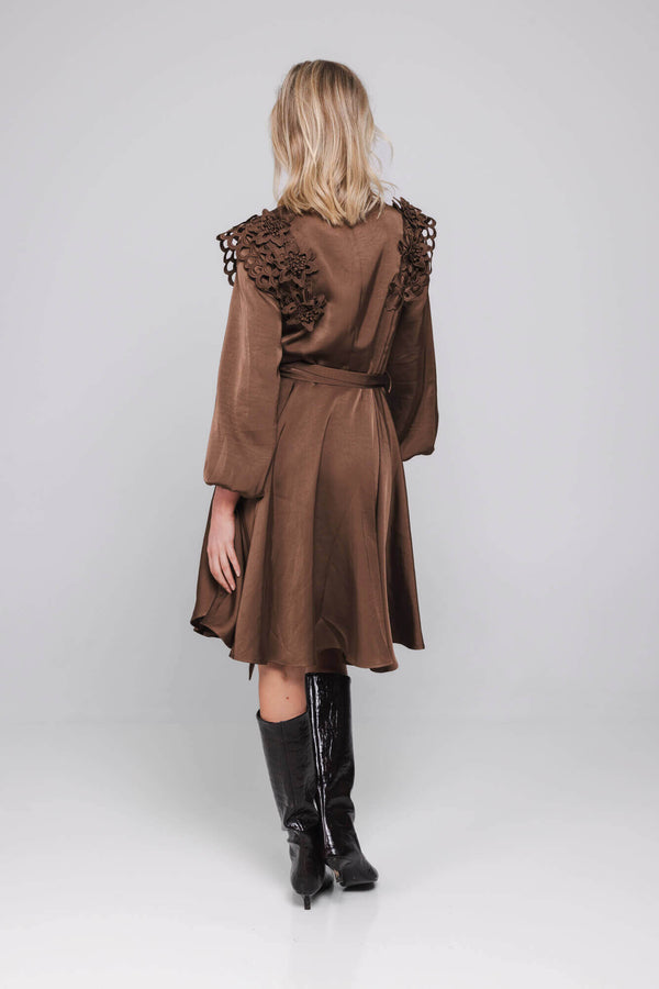 Elvira Dress | Mocha