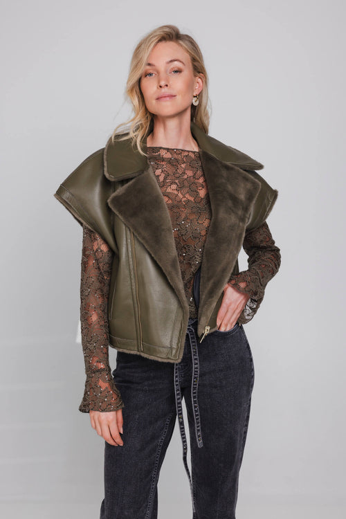 Verina Gilet | Moss Green
