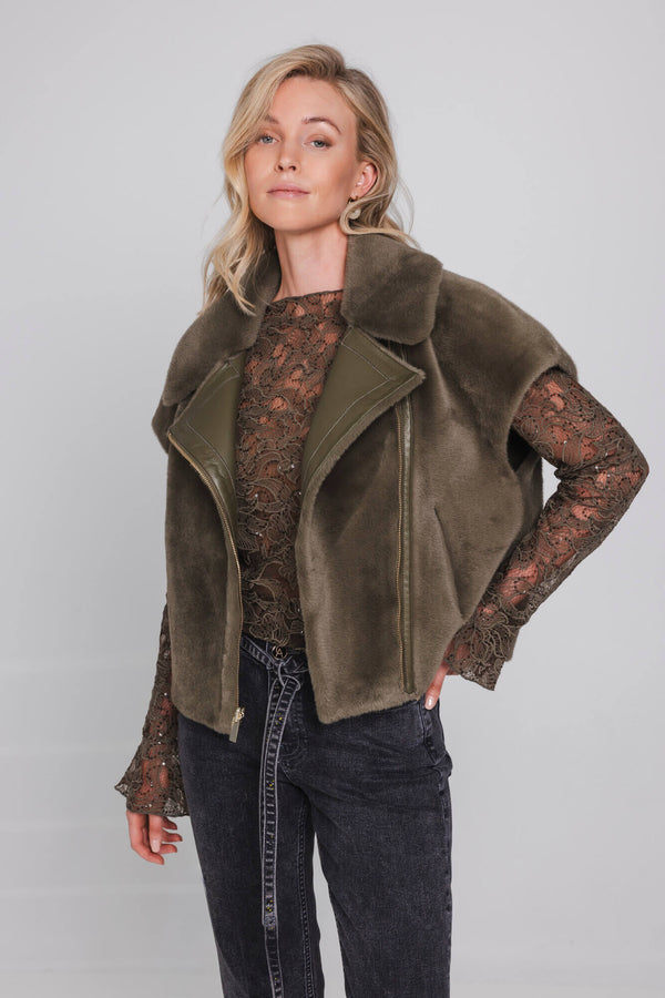 Verina Gilet | Moss Green