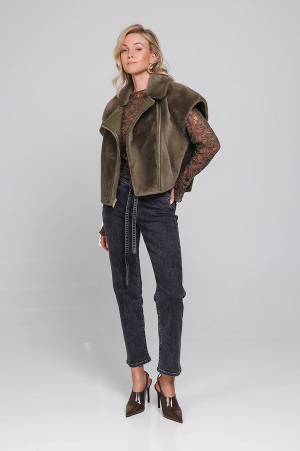 Verina Gilet | Moss Green