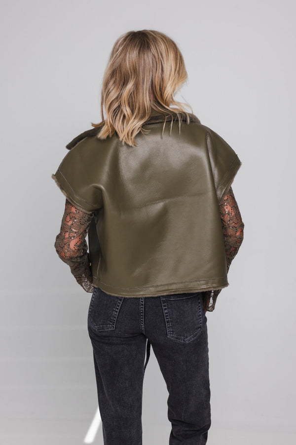 Verina Gilet | Moss Green