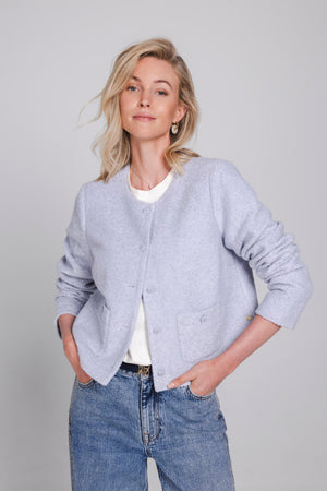 Jula Jacket | Blue Frost