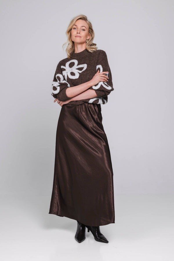 Sofie Skirt | Deep Cocoa