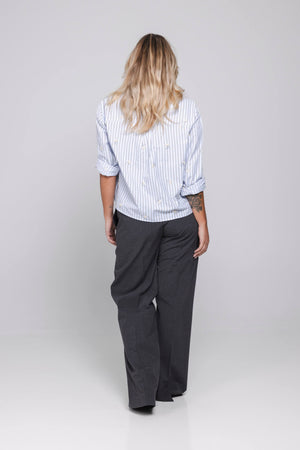 Vivina Blouse | Blue Frost