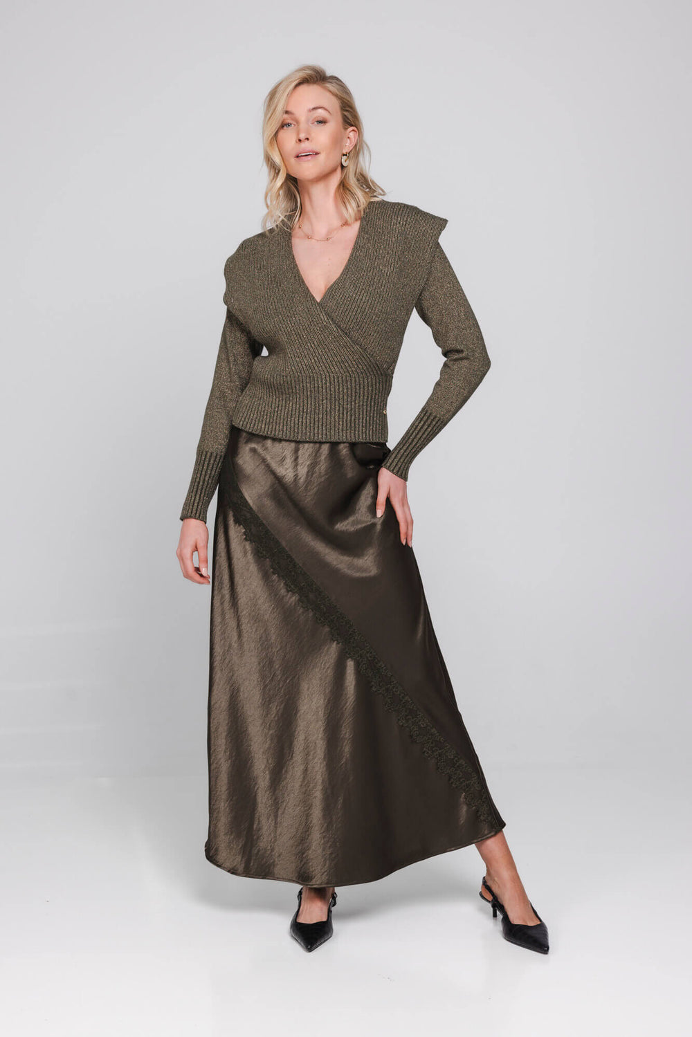 Zia Skirt | Moss Green