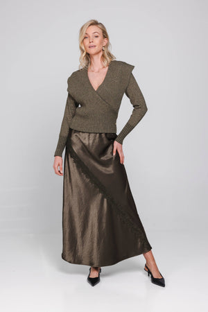 Zia Skirt | Moss Green