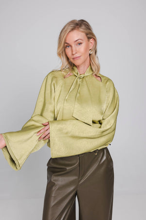 Ria Top | Golden Lime