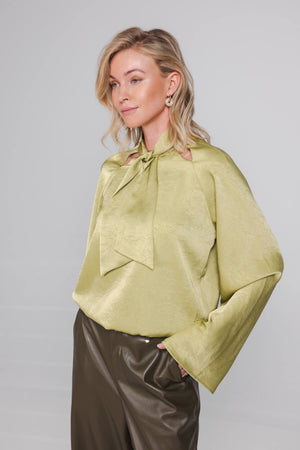 Ria Top | Golden Lime