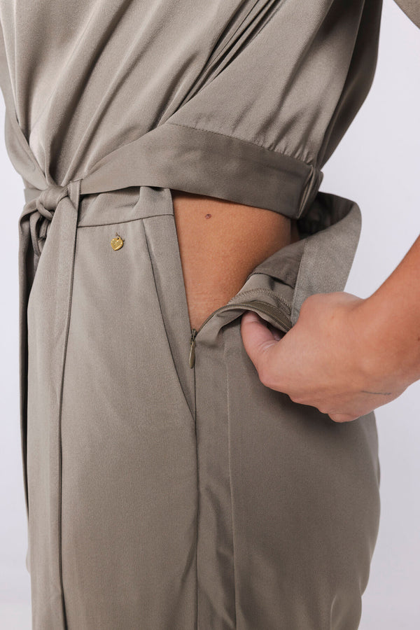 Rena Jumpsuit | Moss Green