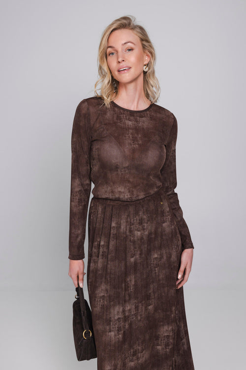 Tahlia Top | Moss Brown