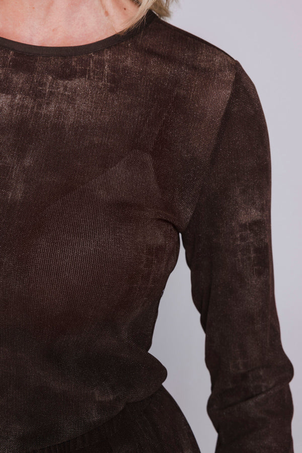 Tahlia Top | Moss Brown