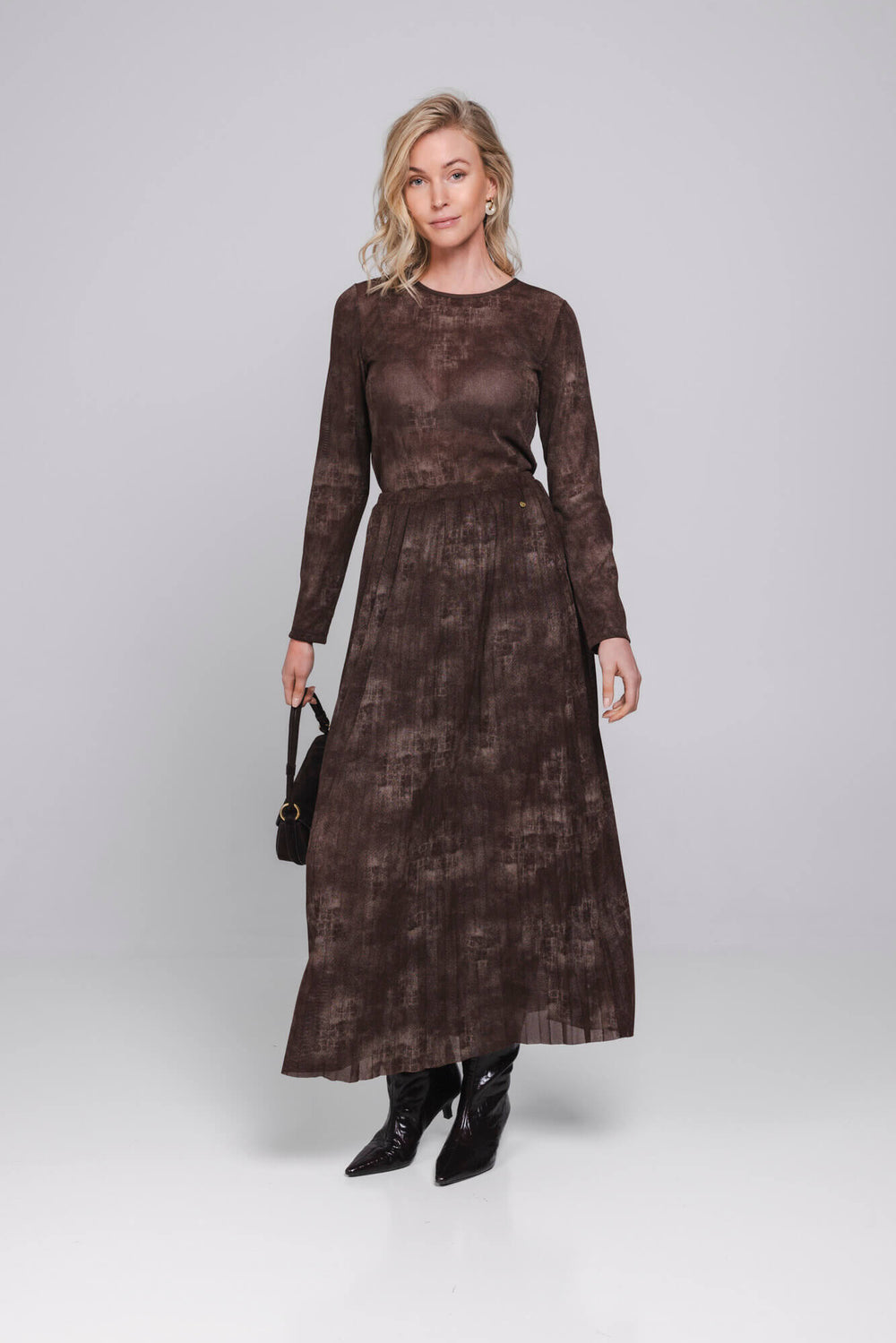 Norita Skirt | Moss Brown