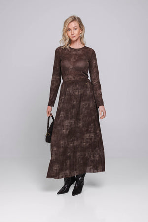 Norita Skirt | Moss Brown