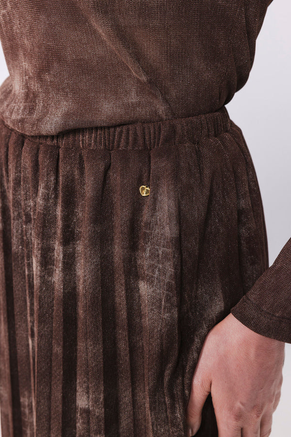 Norita Skirt | Moss Brown