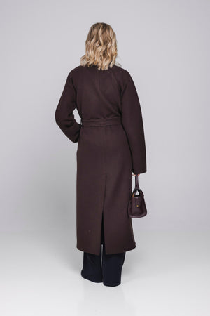 Ciela Coat | Deep Cocoa