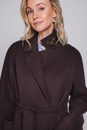 Ciela Coat | Deep Cocoa