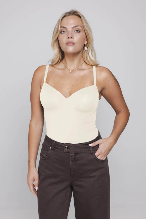 Bra Sculpt Top | Off White