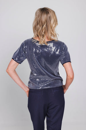 Lune Top | Midnight Blue